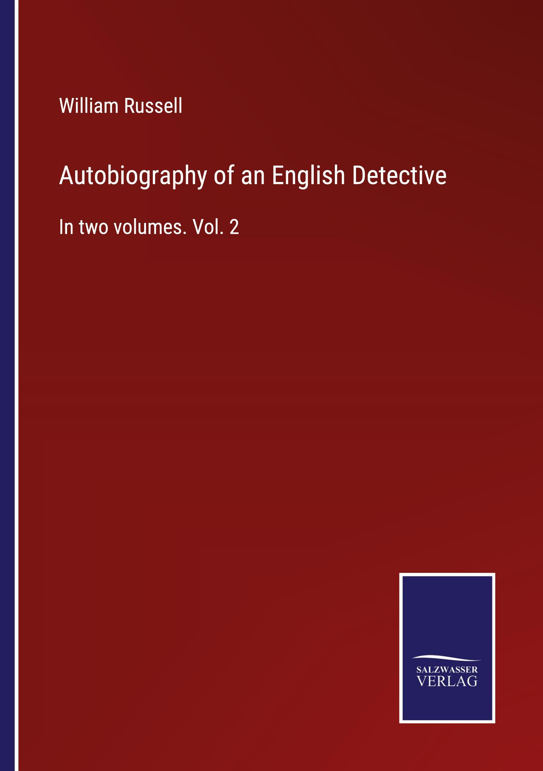 Autobiography of an English Detective