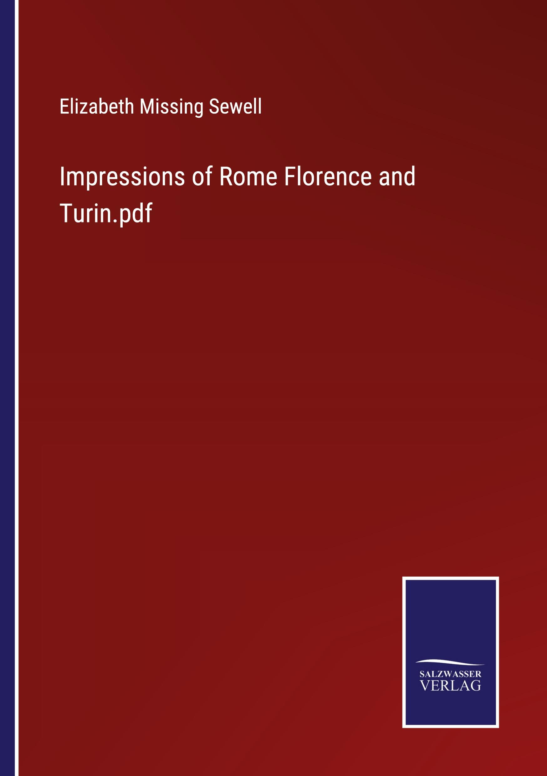 Impressions of Rome Florence and Turin.pdf