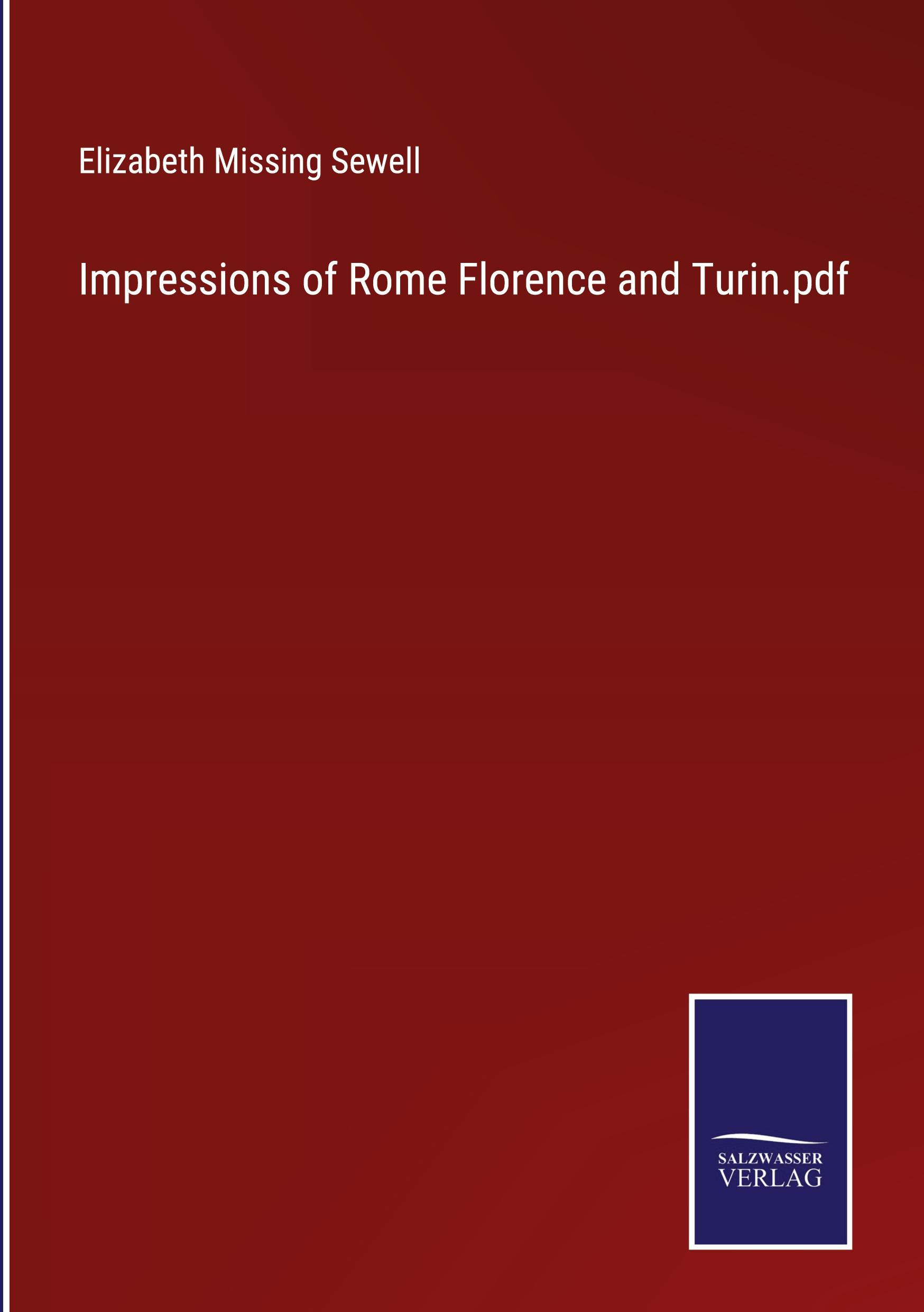 Impressions of Rome Florence and Turin.pdf