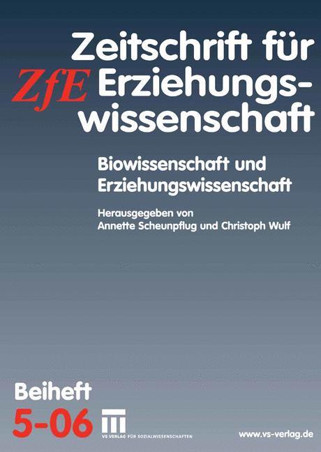 Biowissenschaft und Erziehungswissenschaft