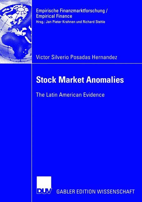 Stock Market Anomalies