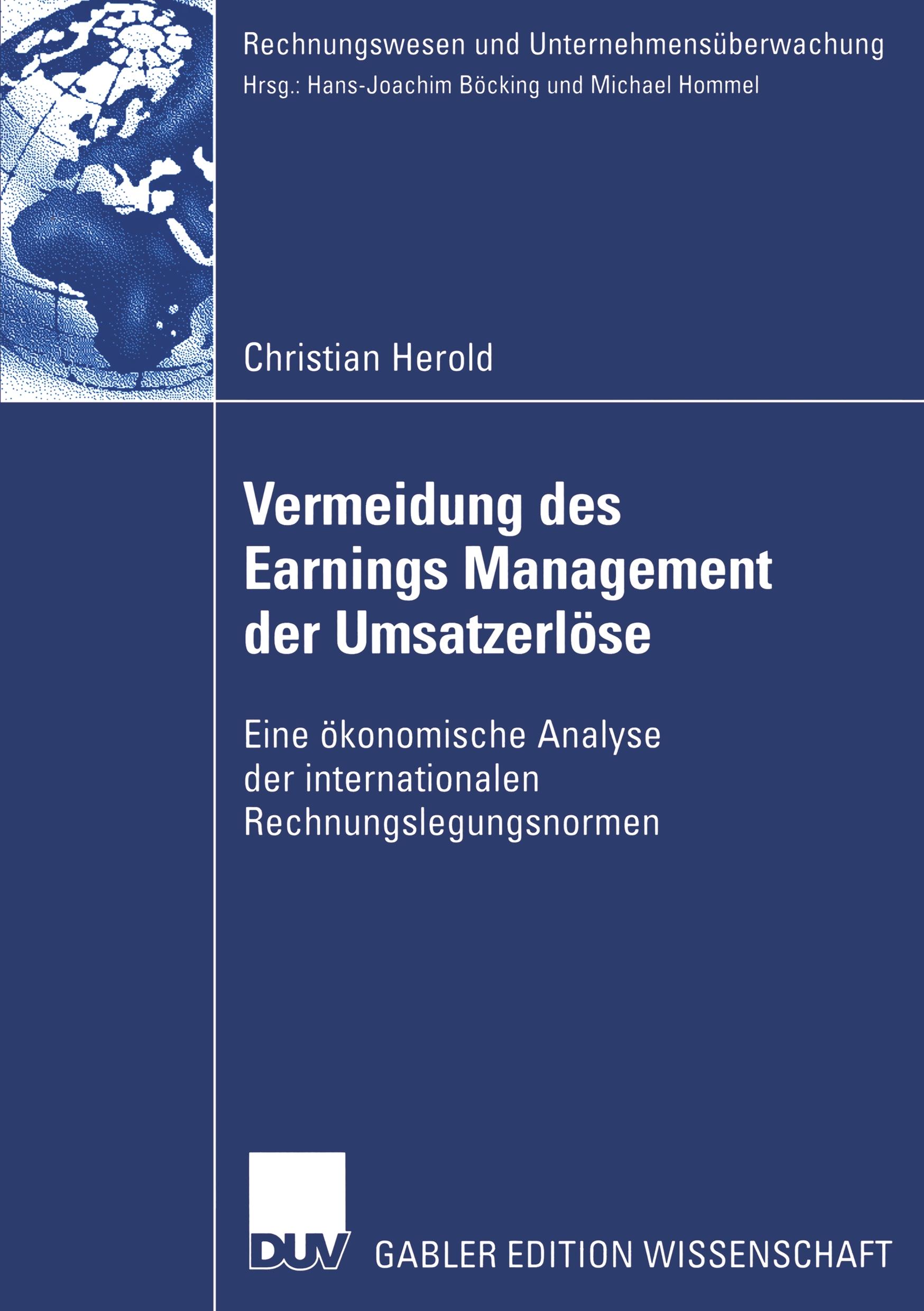 Vermeidung des Earnings Management der Umsatzerlöse