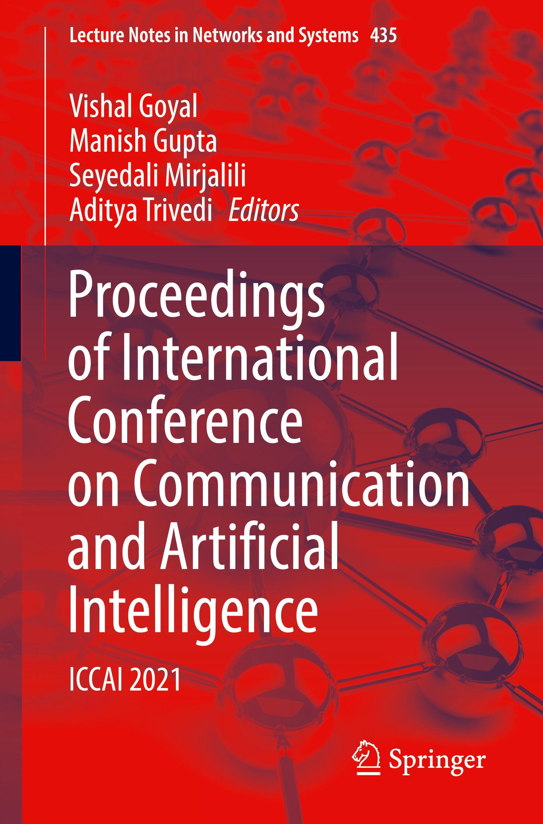 Proceedings of International Conference on Communication and Artificial Intelligence