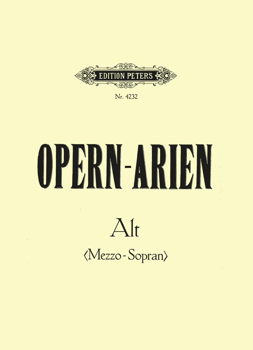 Opera Arias for Contralto/Mezzo-Soprano