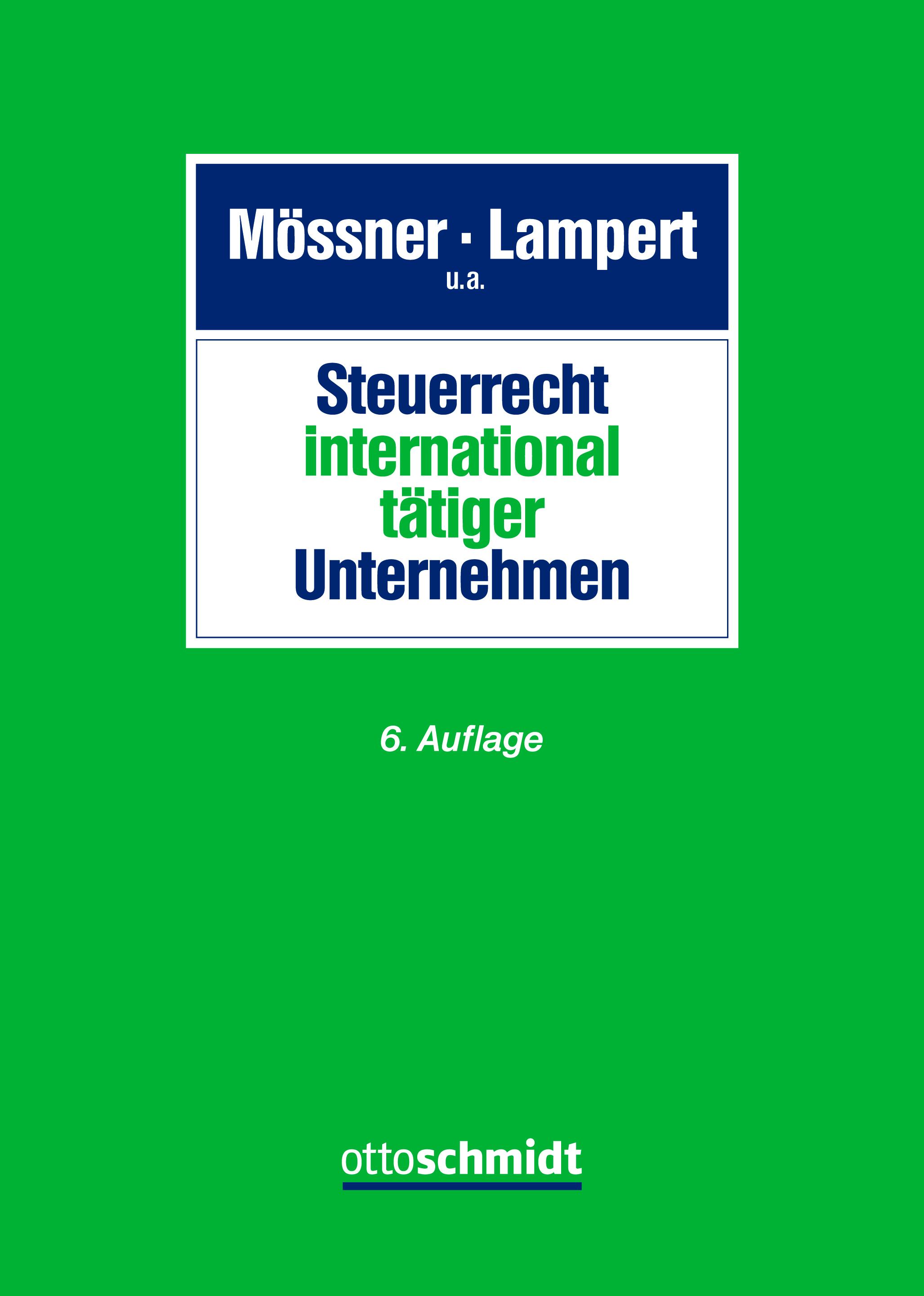 Steuerrecht international tätiger Unternehmen