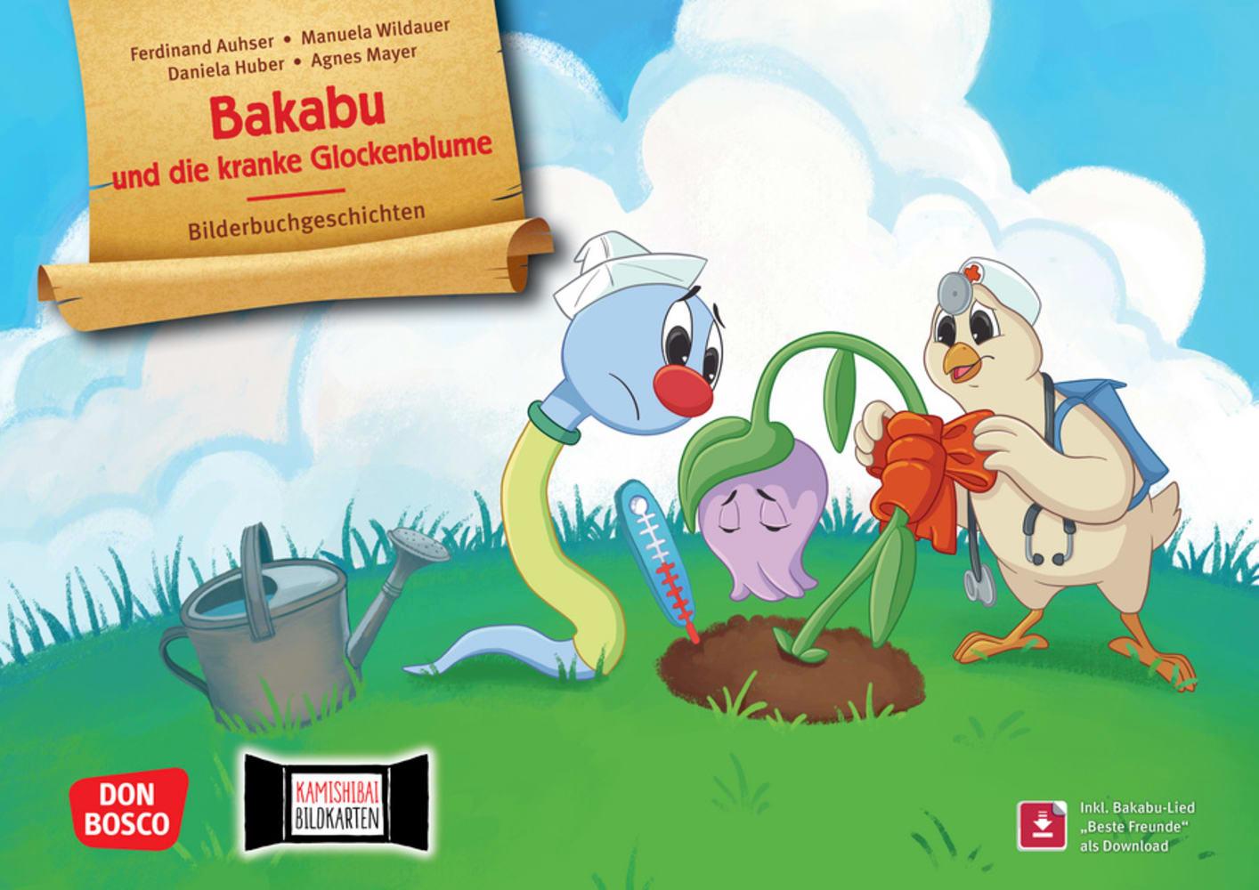 Bakabu und die kranke Glockenblume. Kamishibai Bildkartenset