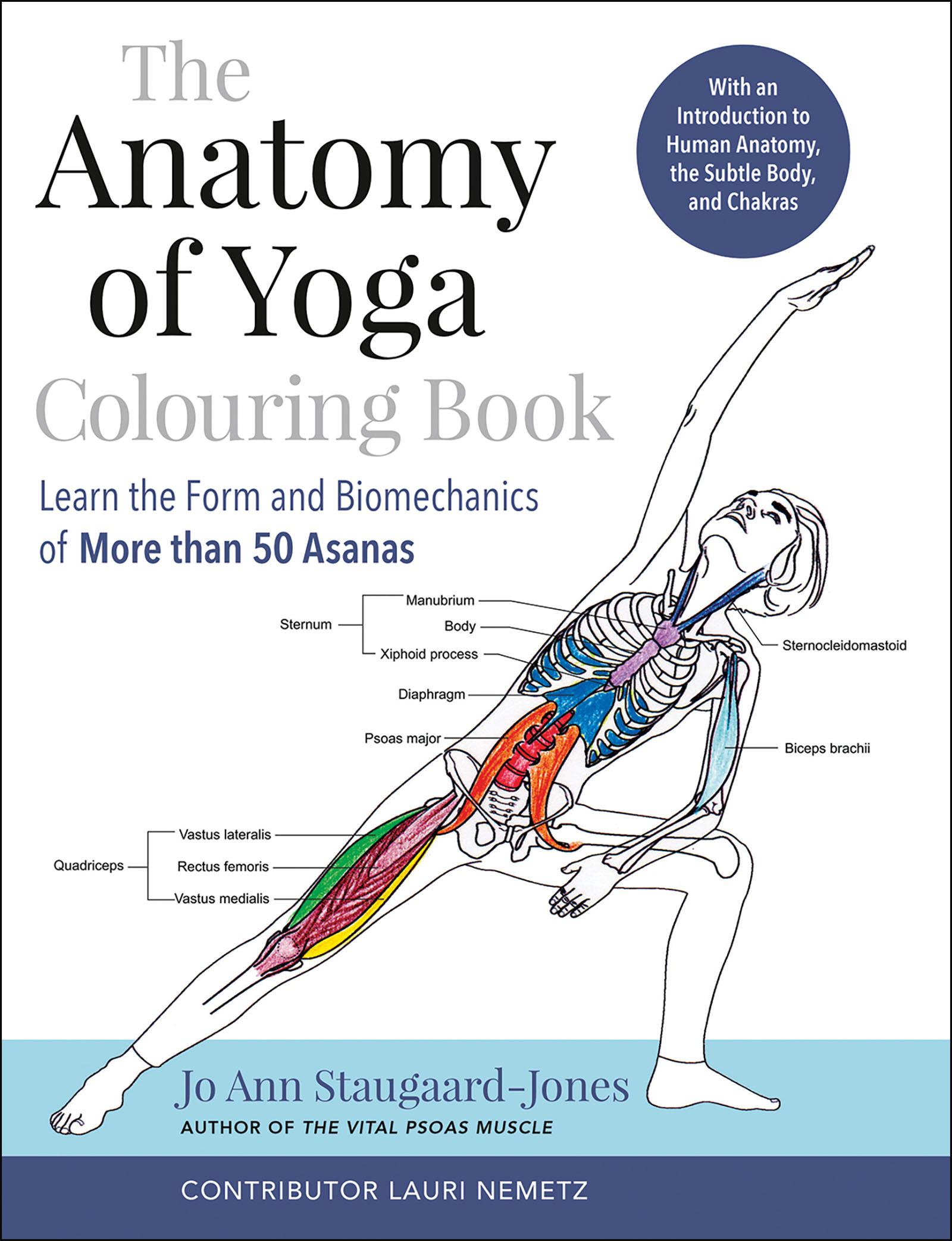 The Anatomy of Yoga Colouring Book