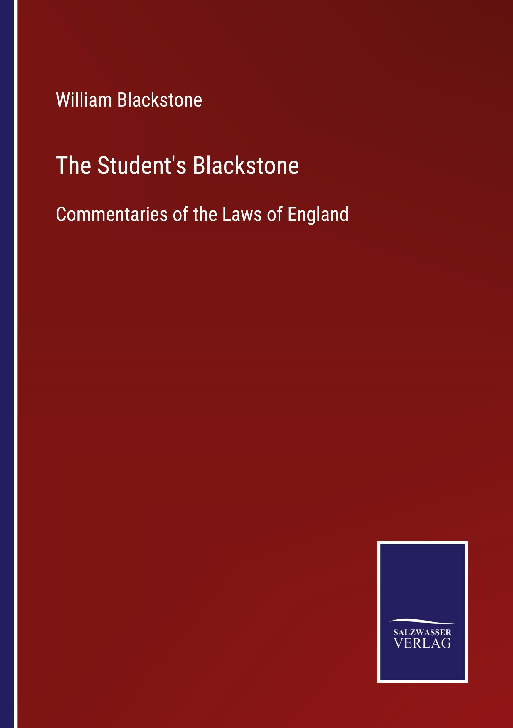 The Student's Blackstone