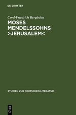 Moses Mendelssohns ¿Jerusalem¿