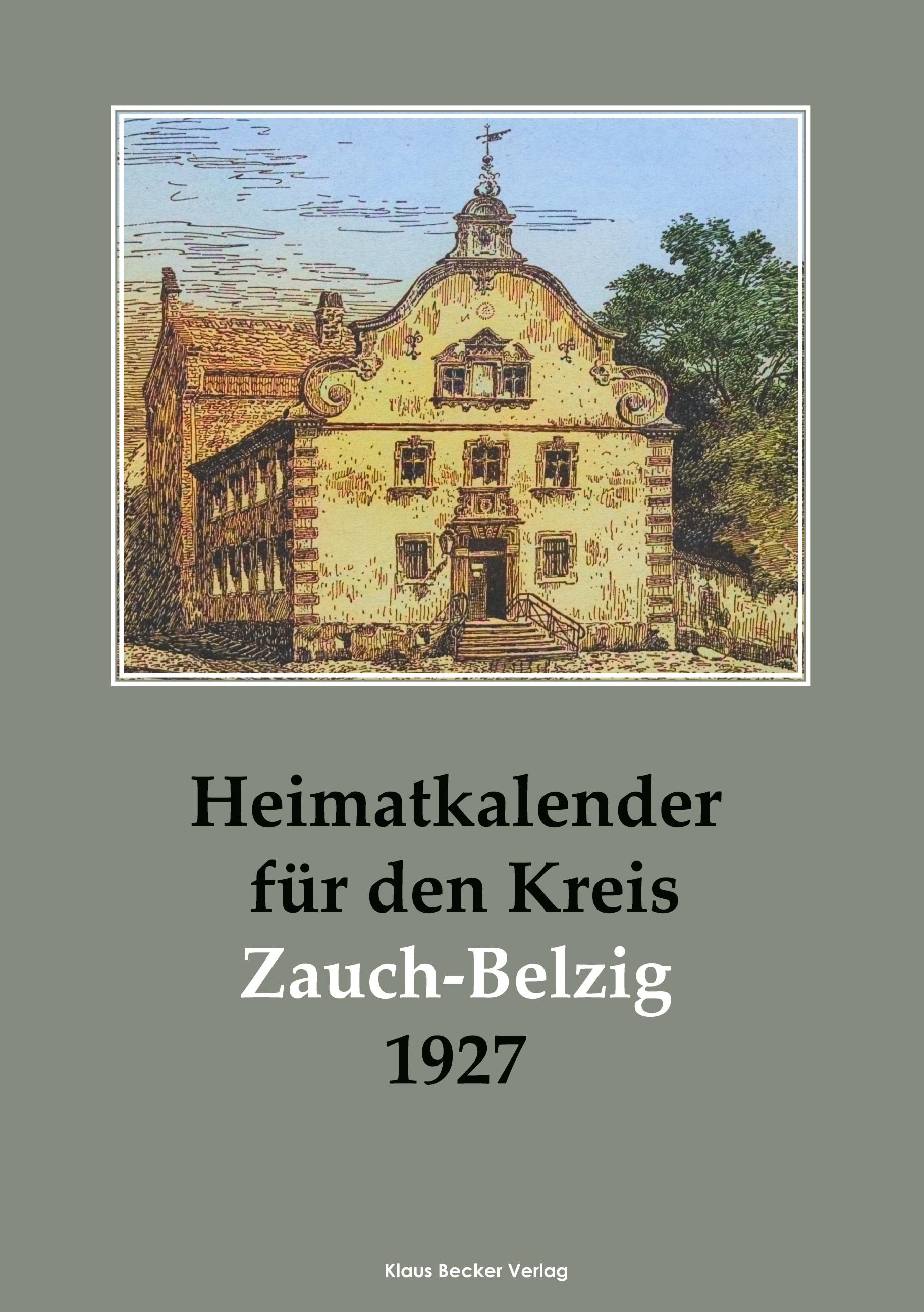 Heimatkalender für den Kreis Zauch-Belzig 1927