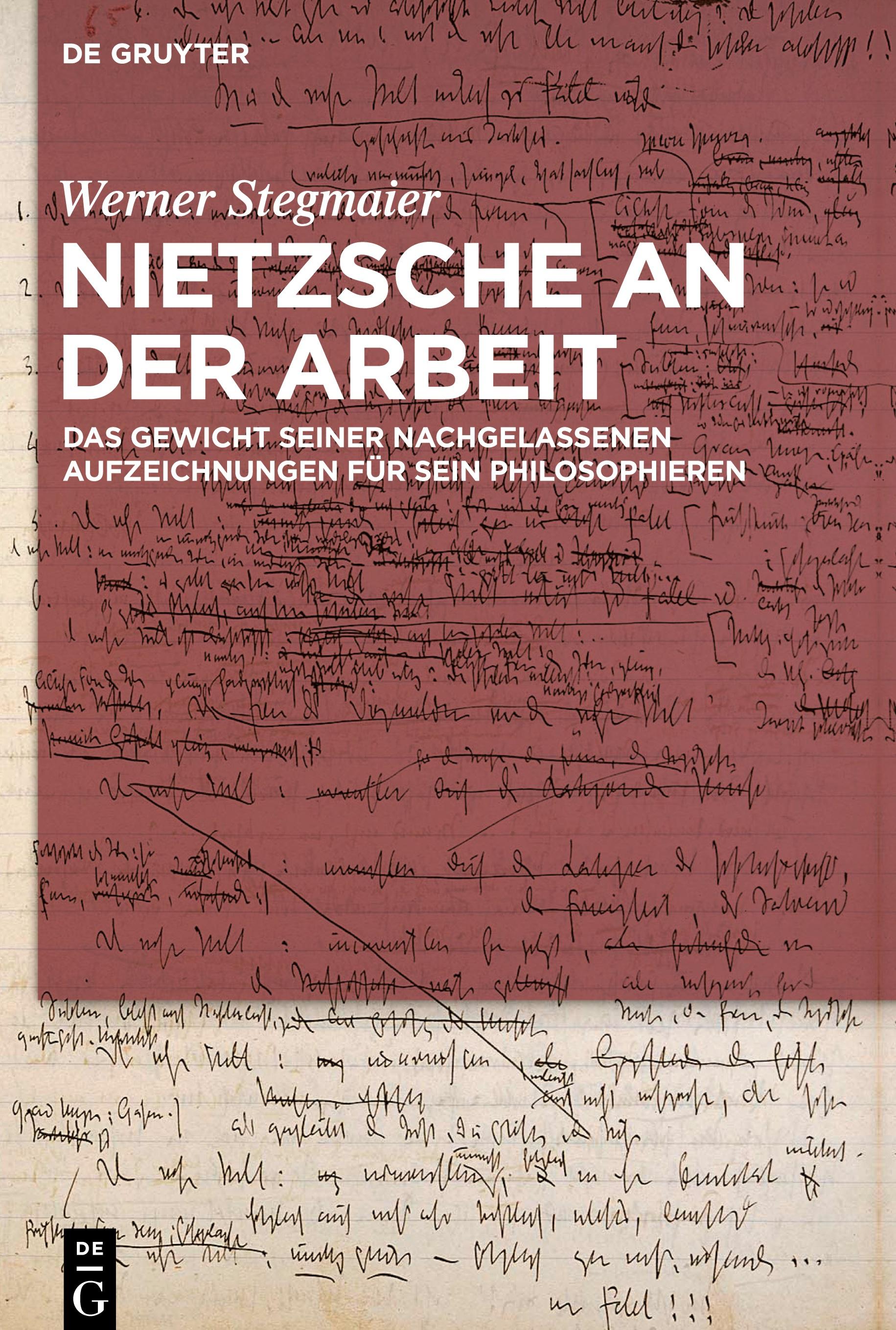 Nietzsche an der Arbeit