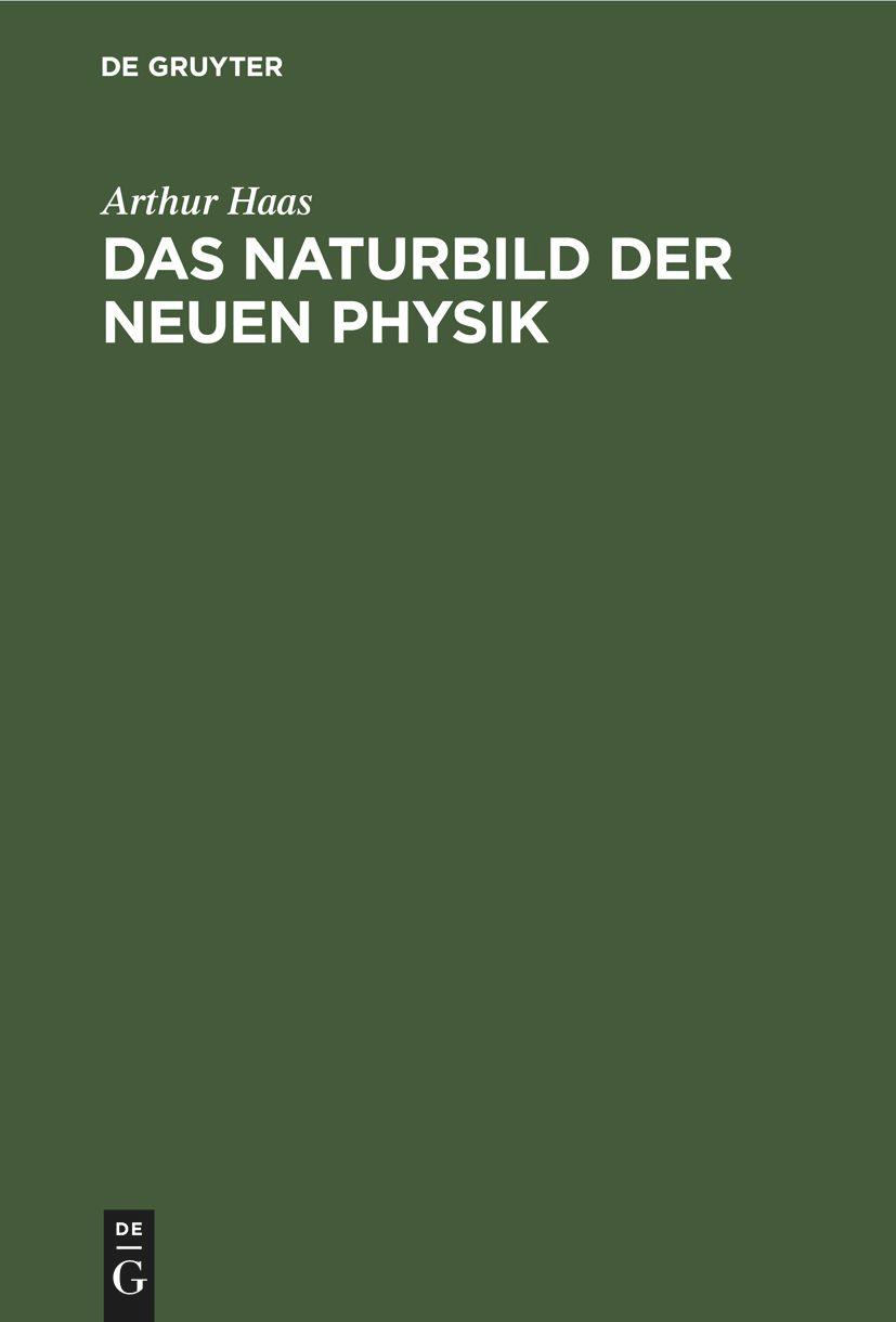 Das Naturbild der neuen Physik