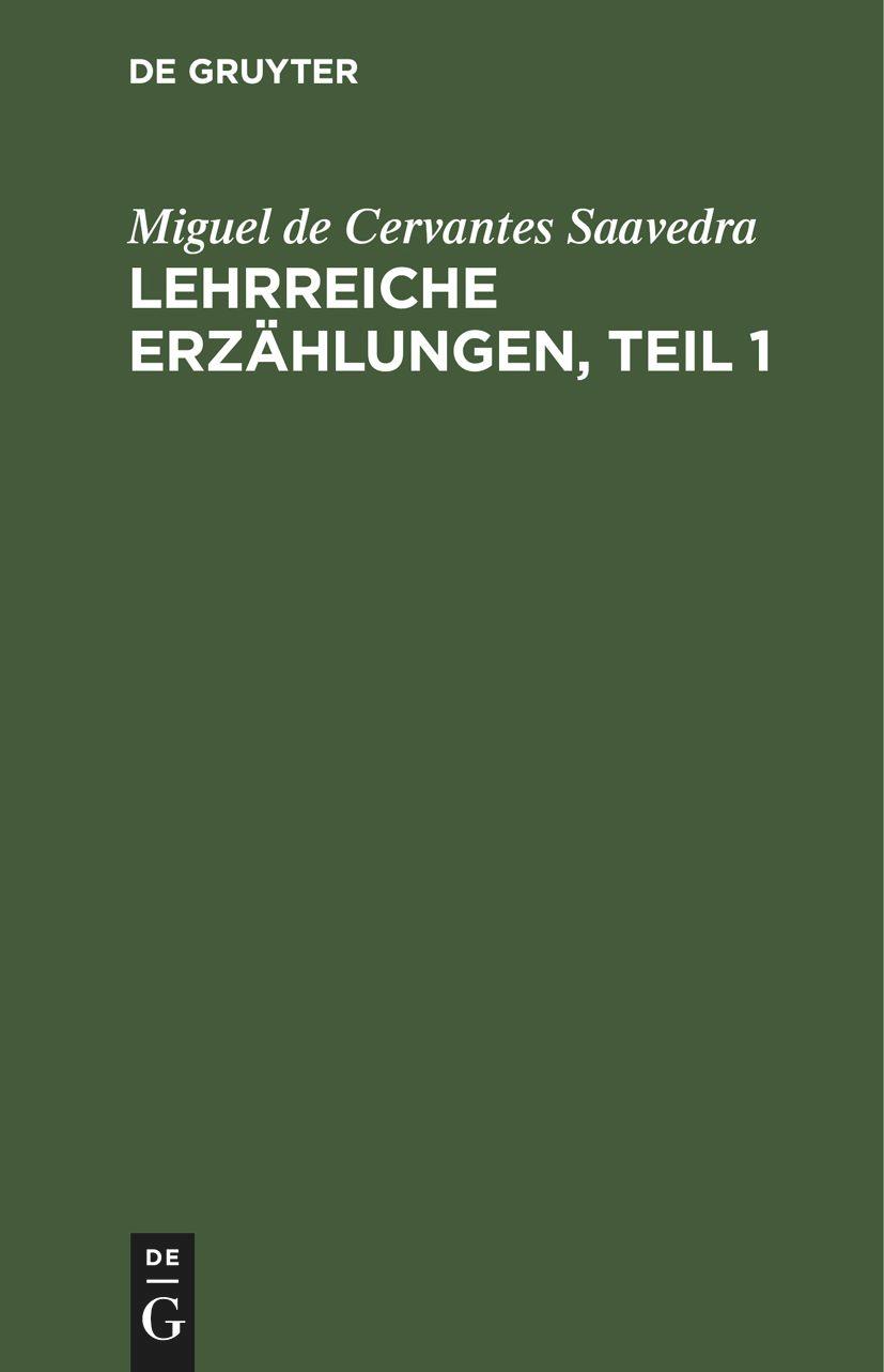 Lehrreiche Erzählungen, Teil 1