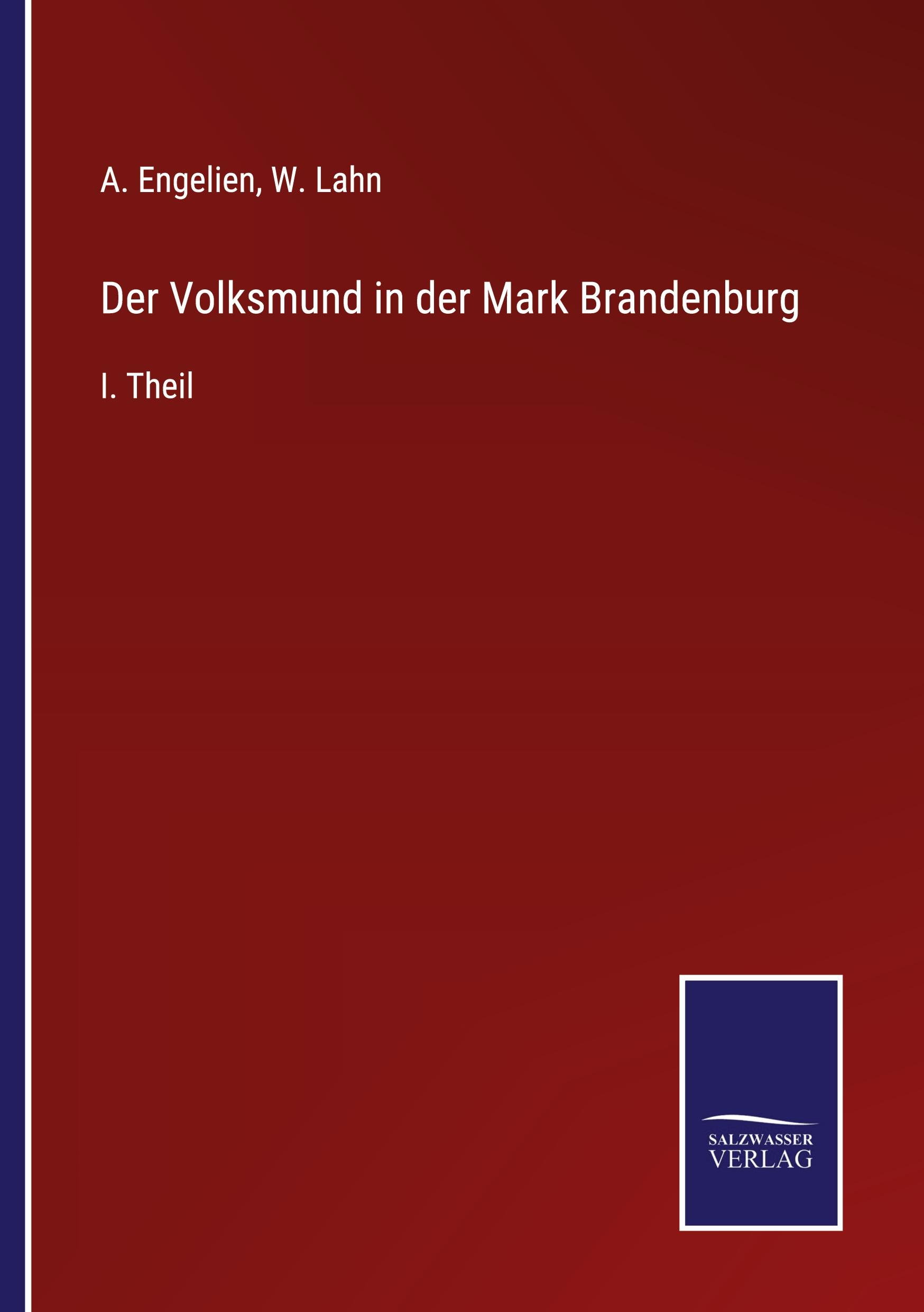 Der Volksmund in der Mark Brandenburg