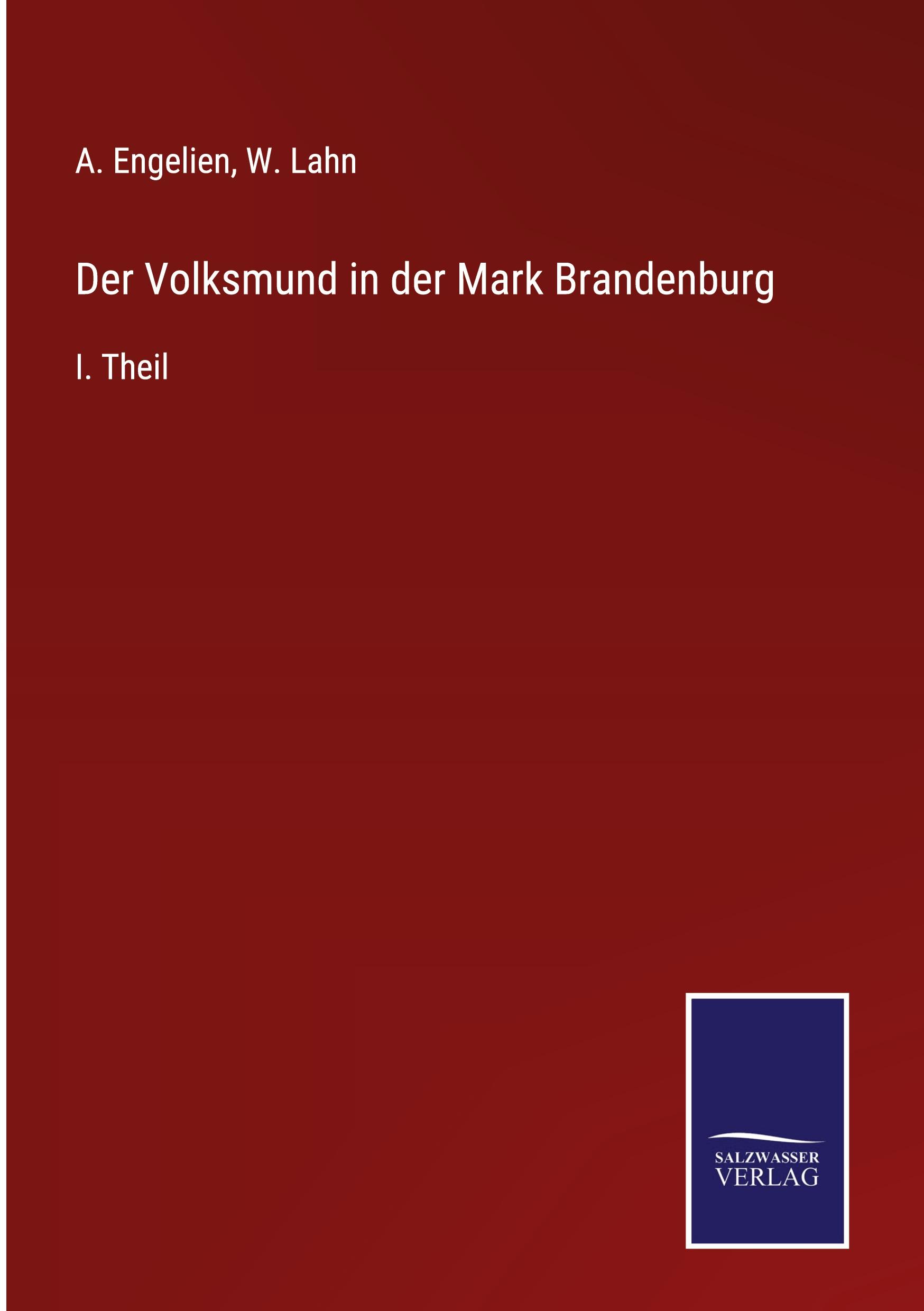 Der Volksmund in der Mark Brandenburg