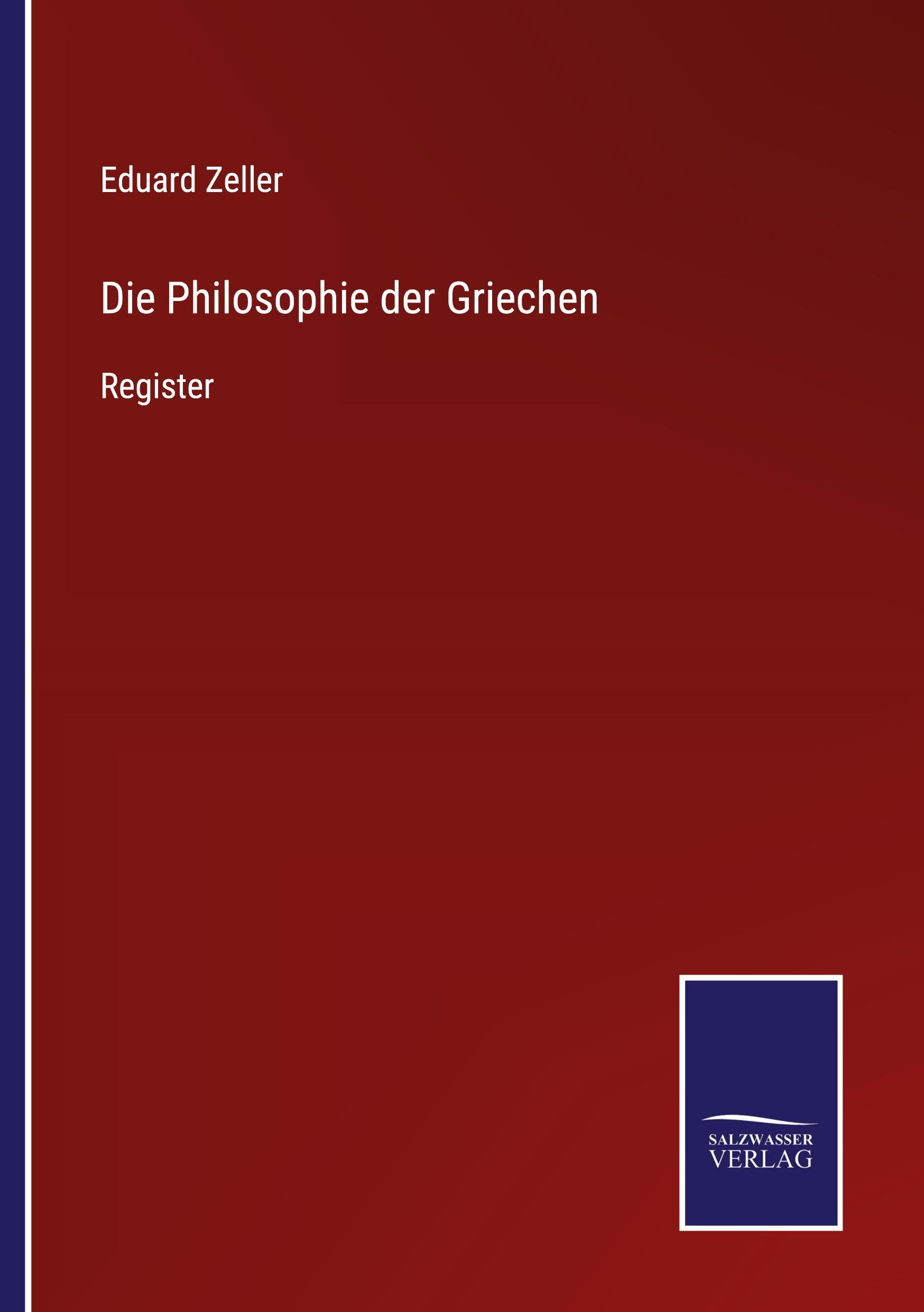 Die Philosophie der Griechen