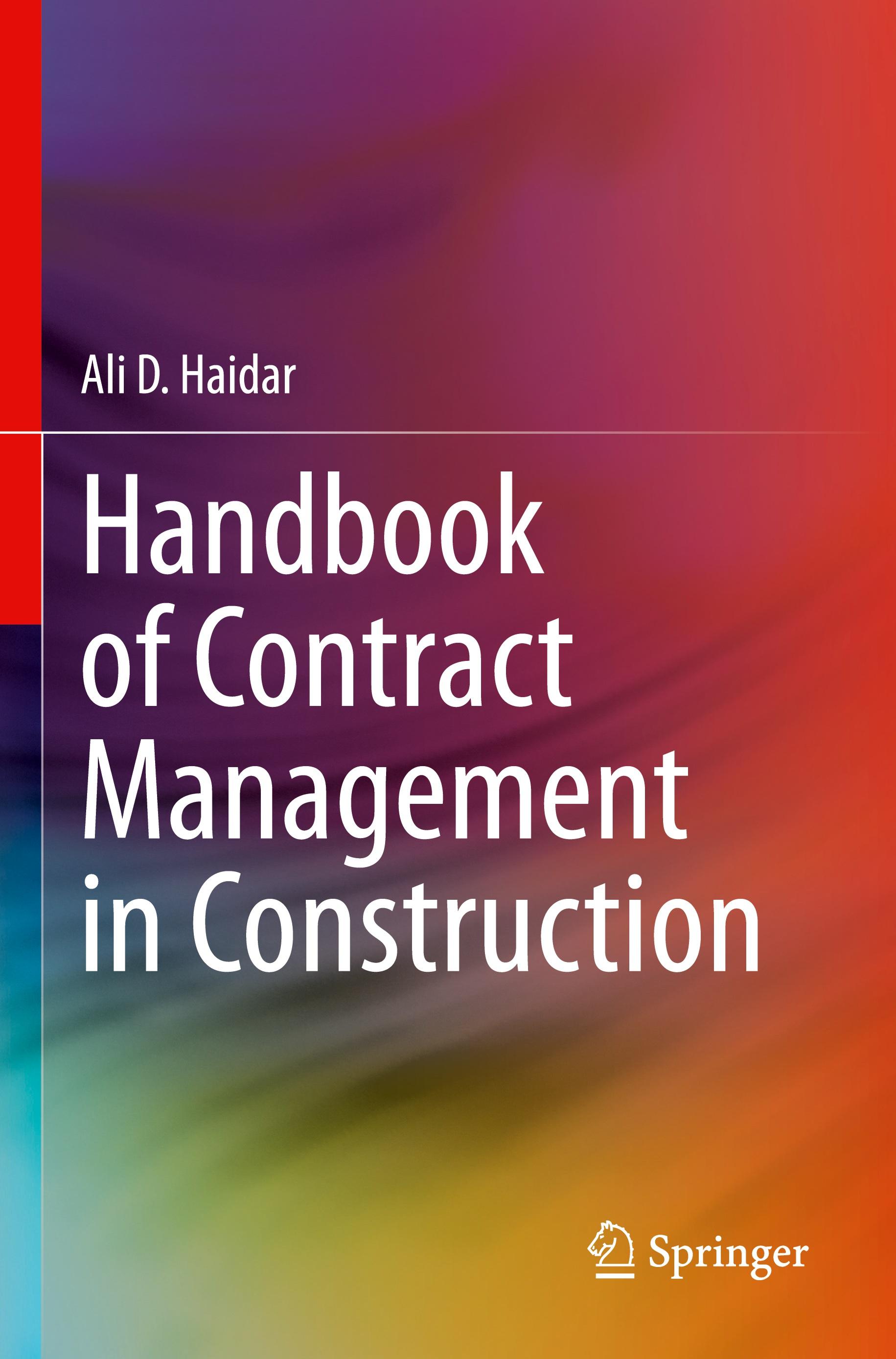 Handbook of Contract Management in Construction