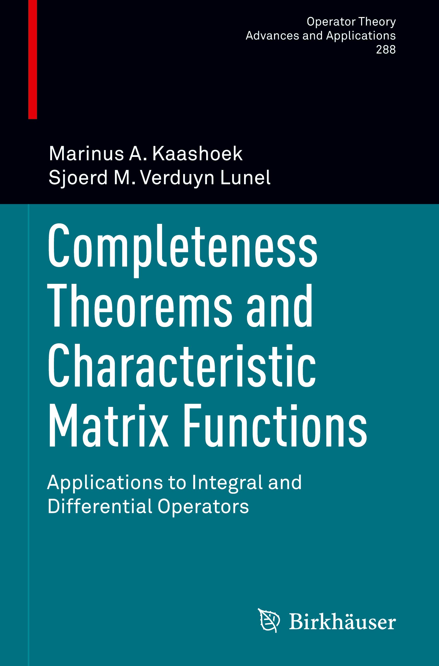 Completeness Theorems and Characteristic Matrix Functions