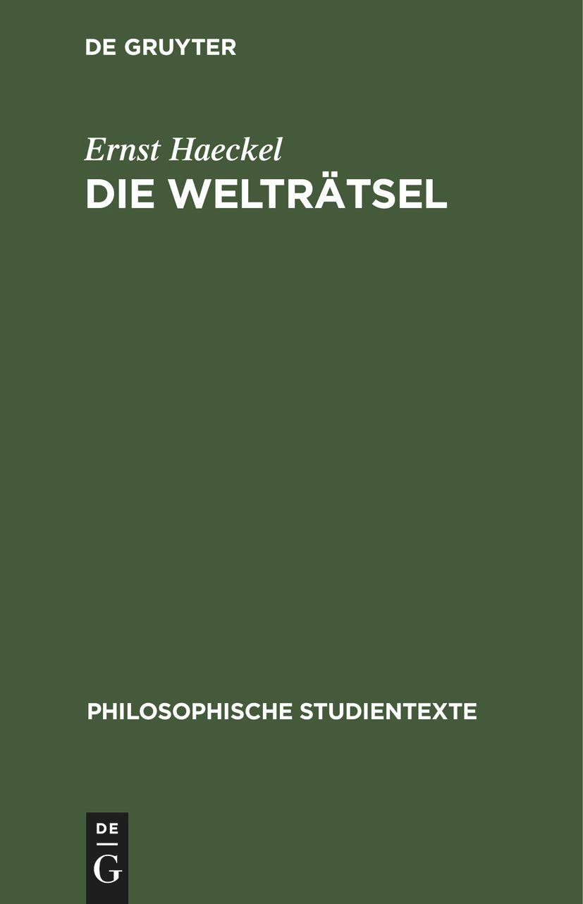 Die Welträtsel