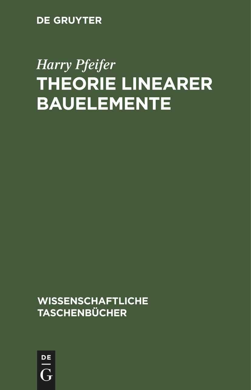 Theorie linearer Bauelemente