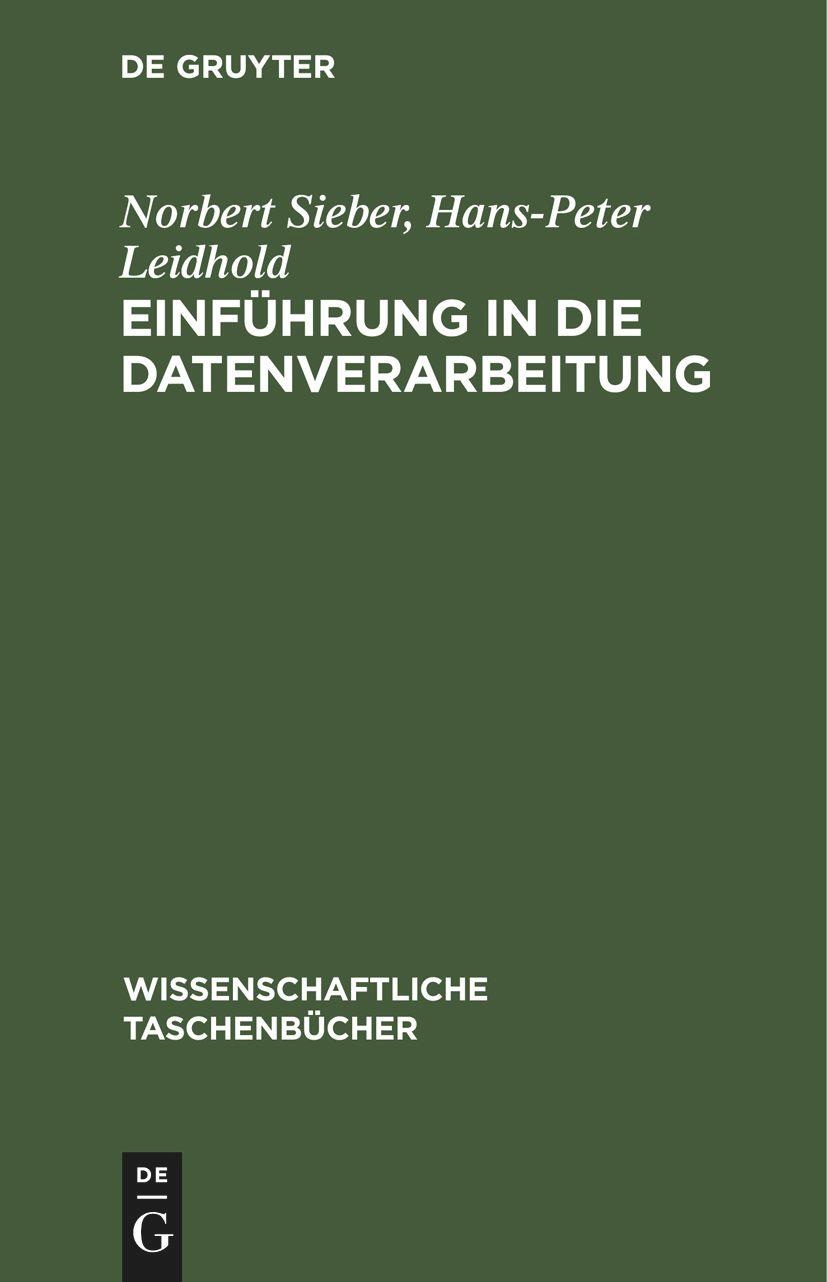 Einführung in die Datenverarbeitung