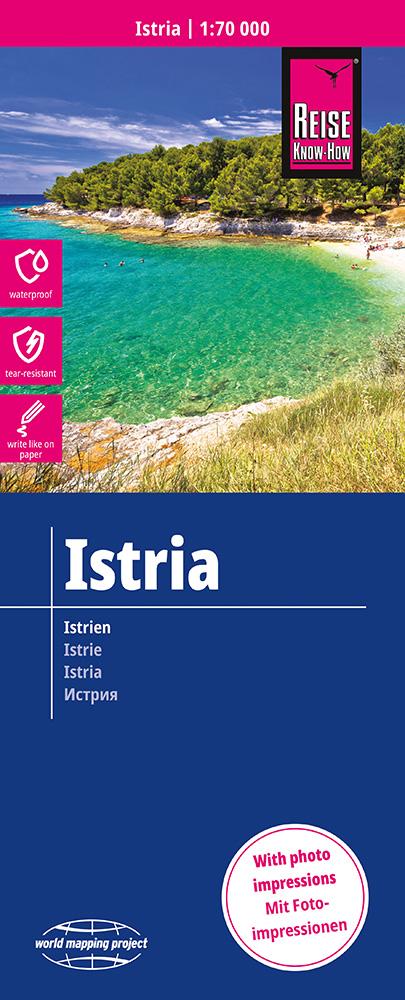 Reise Know-How Landkarte Istrien / Istria (1:70.000)