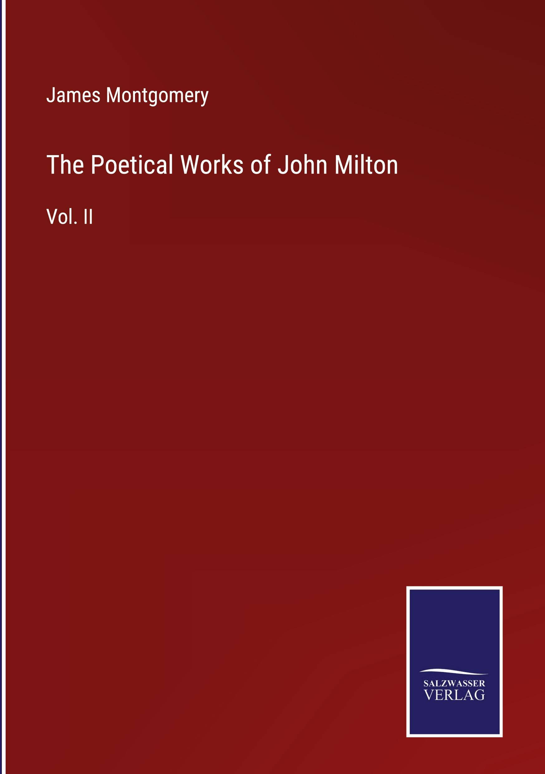 The Poetical Works of John Milton