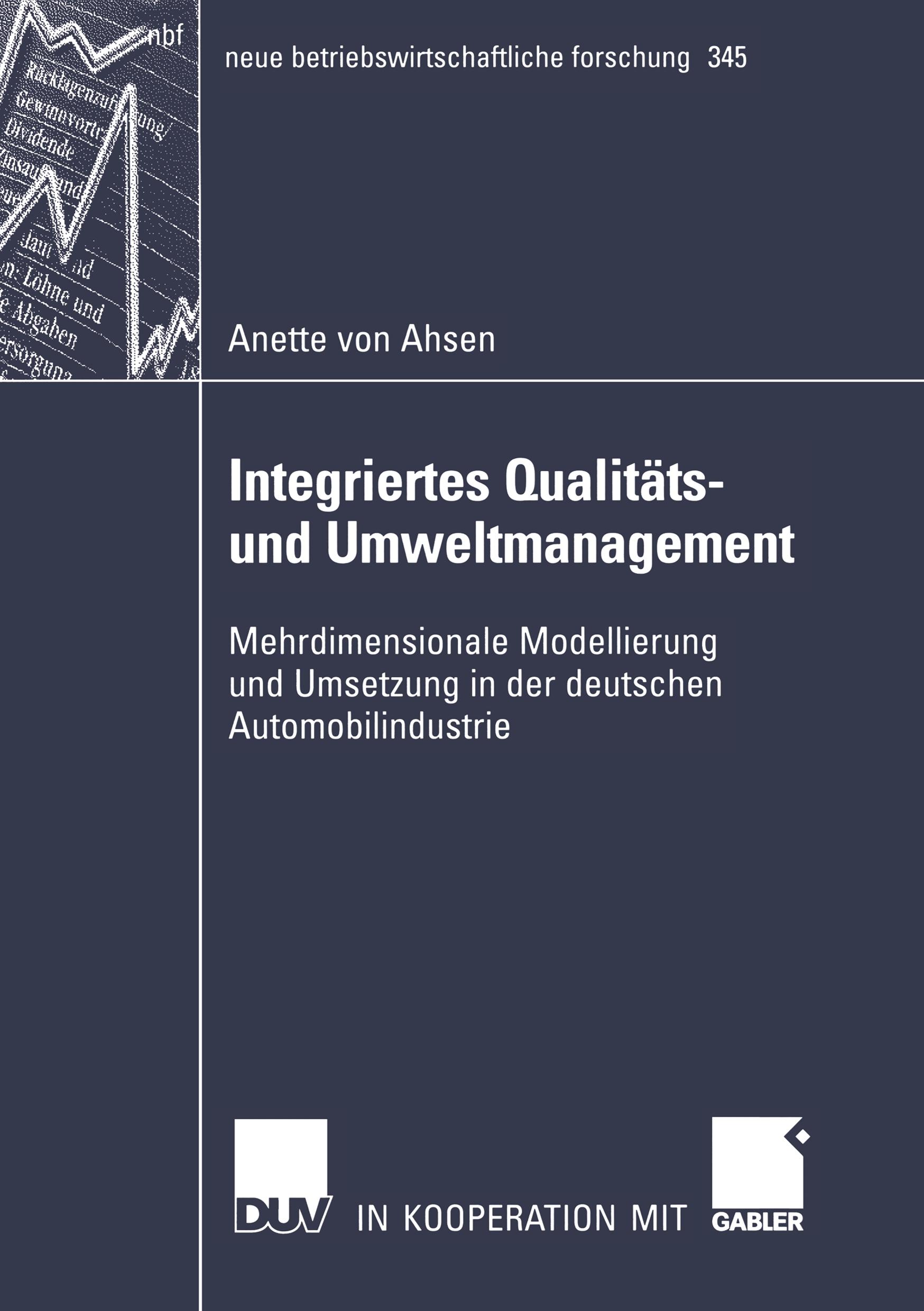 Integriertes Qualitäts- und Umweltmanagement