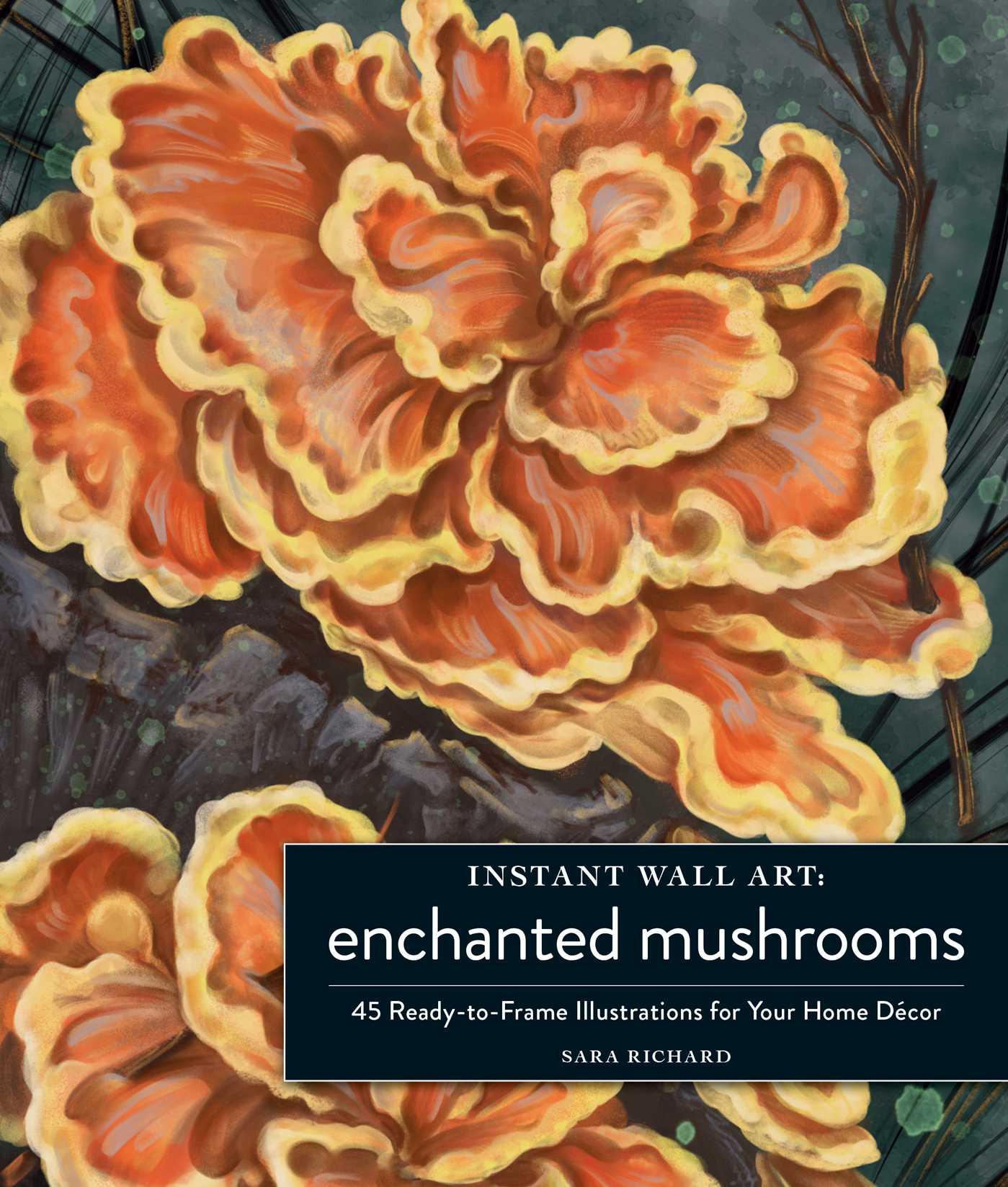 Instant Wall Art Enchanted Mushrooms