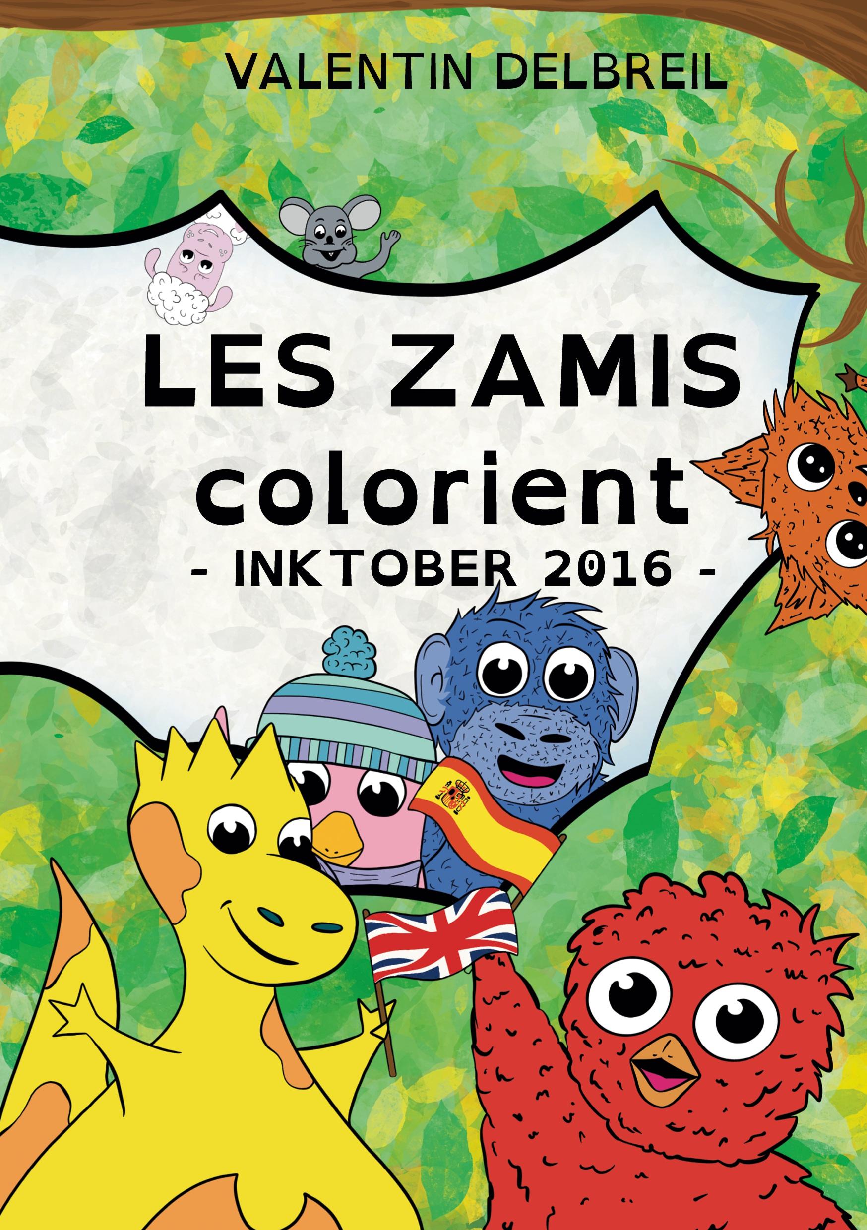 Les Zamis colorient, InkTober 2016