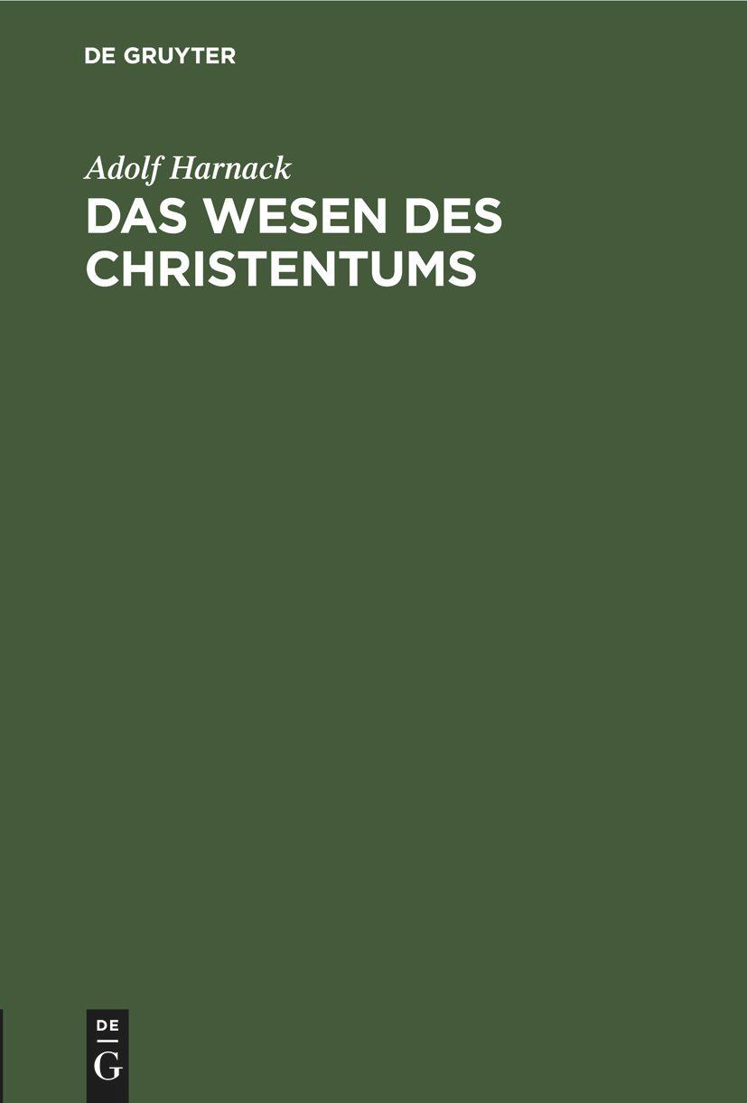 Das Wesen des Christentums