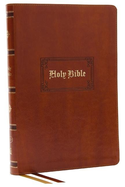 KJV Holy Bible: Giant Print Thinline Bible, Tan Leathersoft, Red Letter, Comfort Print: King James Version (Vintage Series)