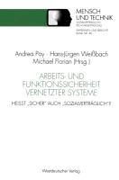 Arbeits- und Funktionssicherheit vernetzter Systeme