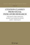 Citation Classics from Social Indicators Research