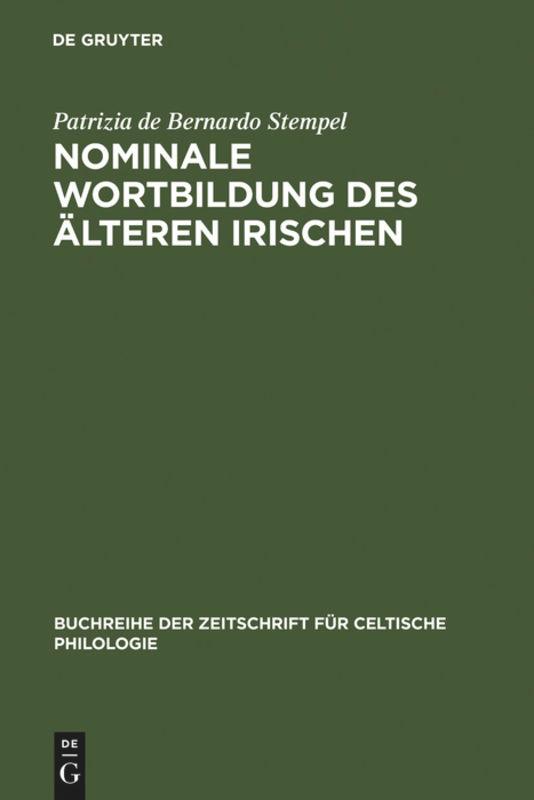 Nominale Wortbildung des älteren Irischen