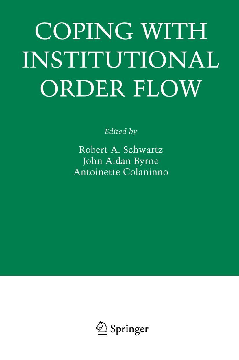 Coping with Institutional Order Flow