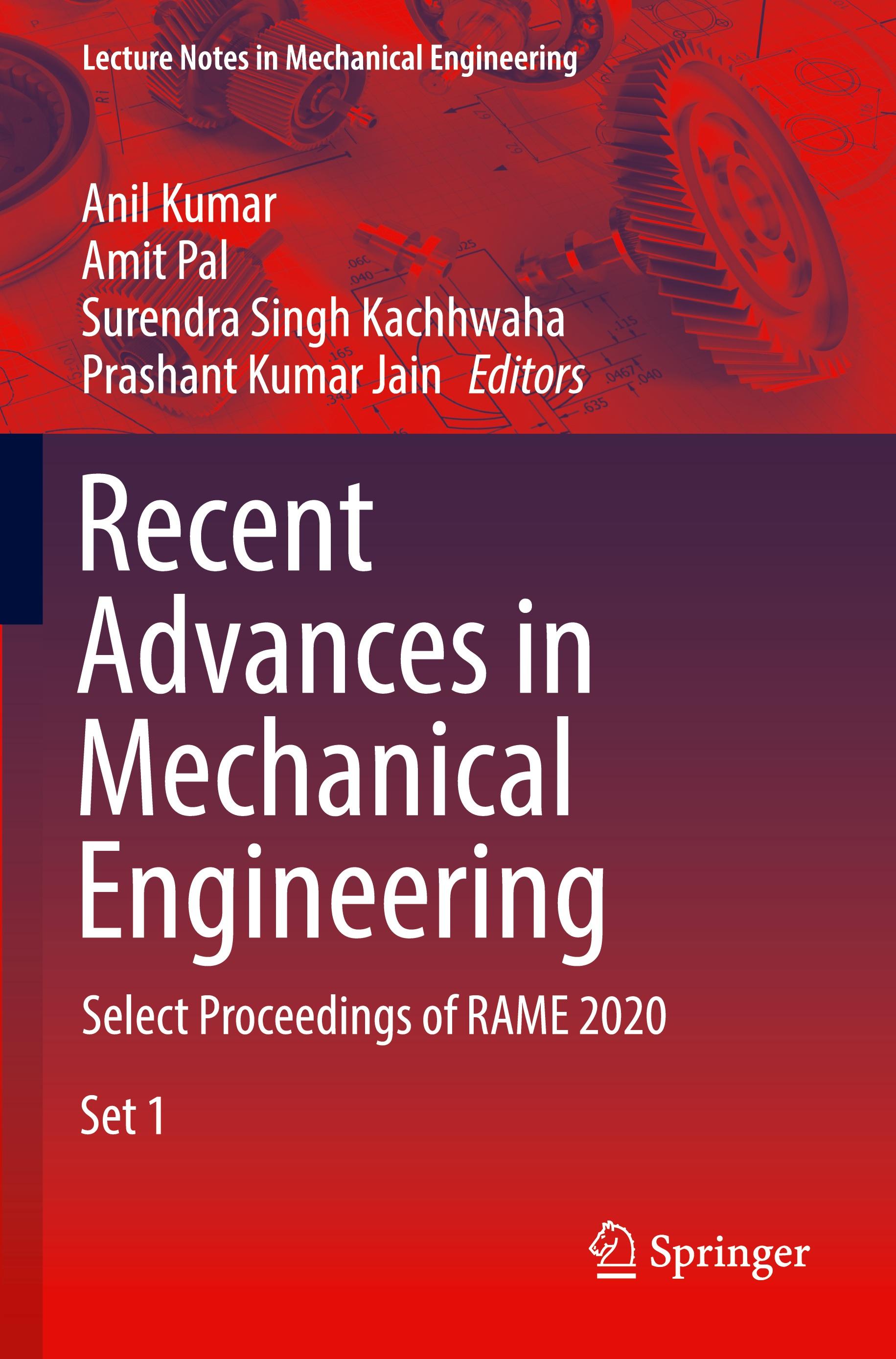 Recent Advances in Mechanical Engineering