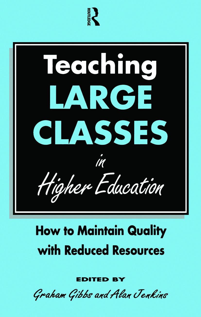 Teaching Large Classes in Higher Education