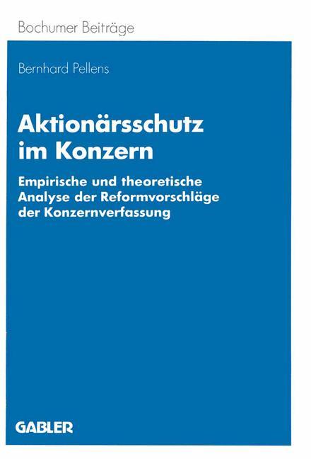 Aktionärsschutz im Konzern