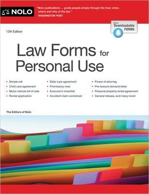 Law Forms for Personal Use