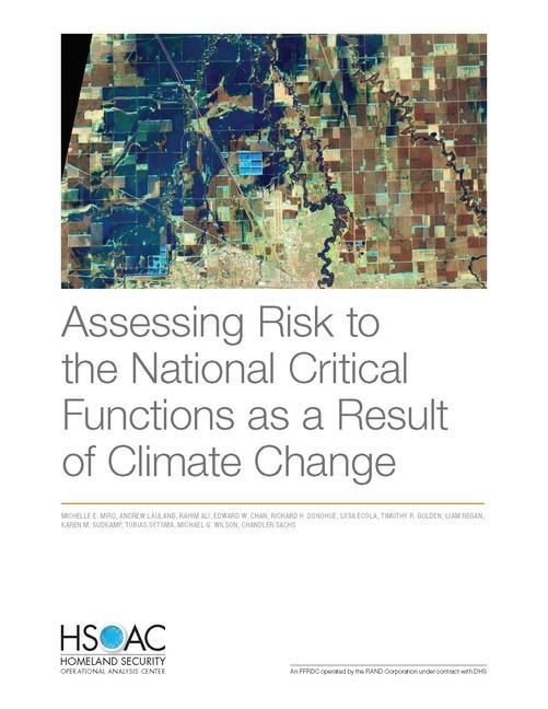 Assessing Risk to the National Critical Functions as a Result of Climate Change