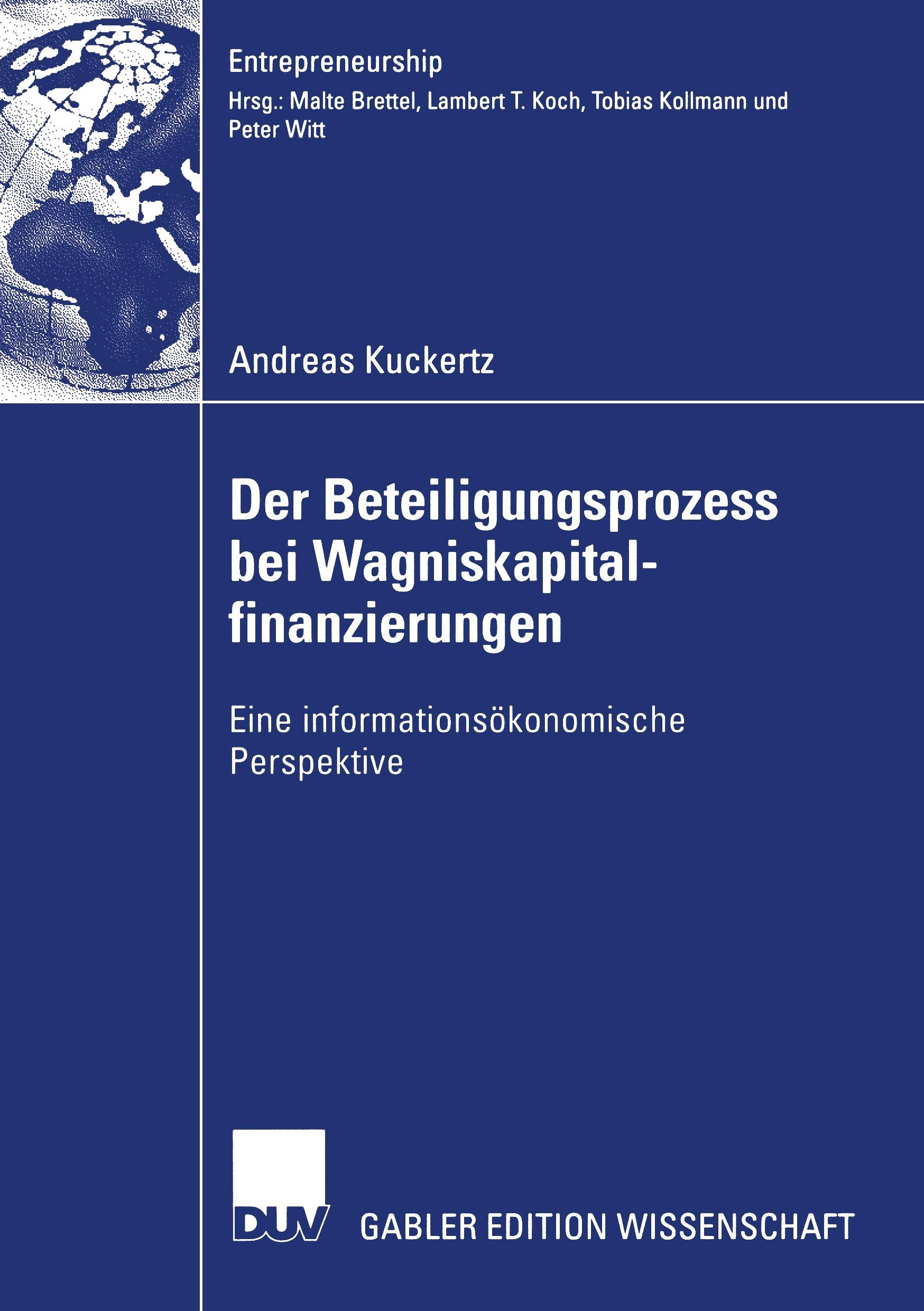 Der Beteiligungsprozess bei Wagniskapitalfinanzierungen