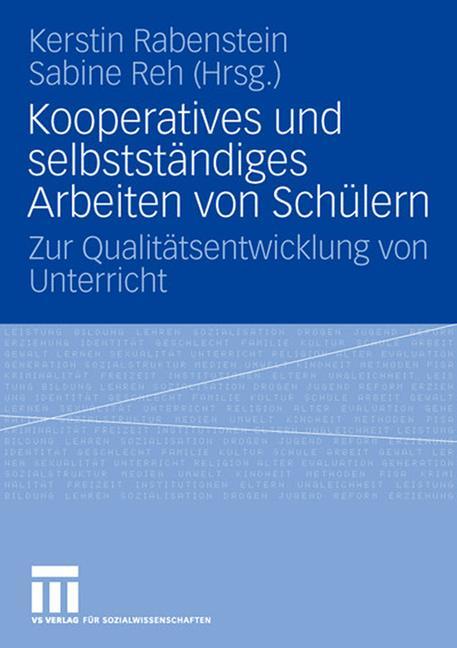 Kooperatives und selbständiges Arbeiten von Schülern