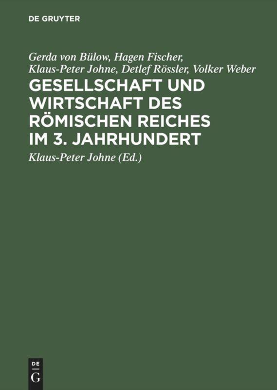 Gesellschaft und Wirtschaft des Römischen Reiches im 3. Jahrhundert