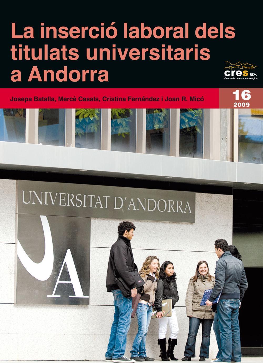 La inserció laboral dels titulars universitaris a Andorra