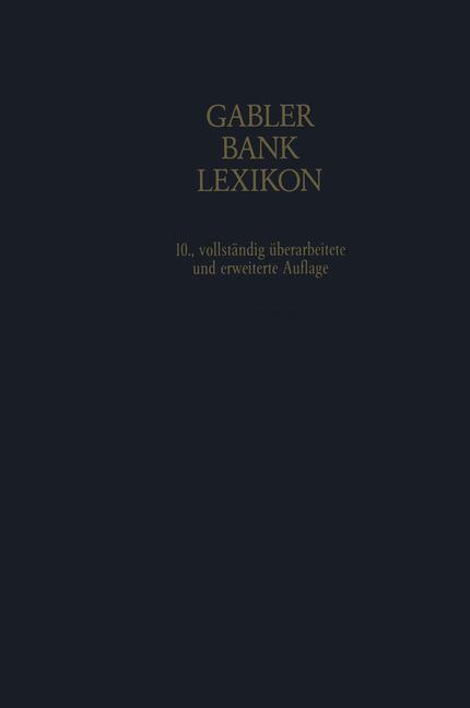 Bank-Lexikon