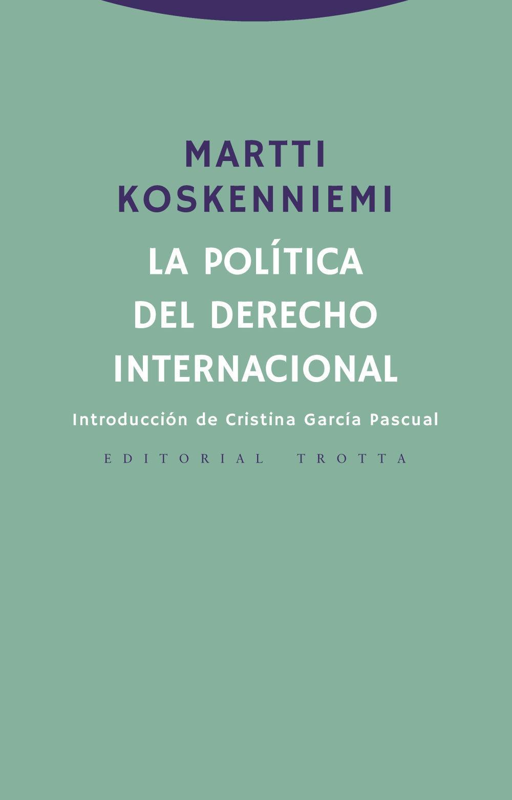 La política del derecho internacional