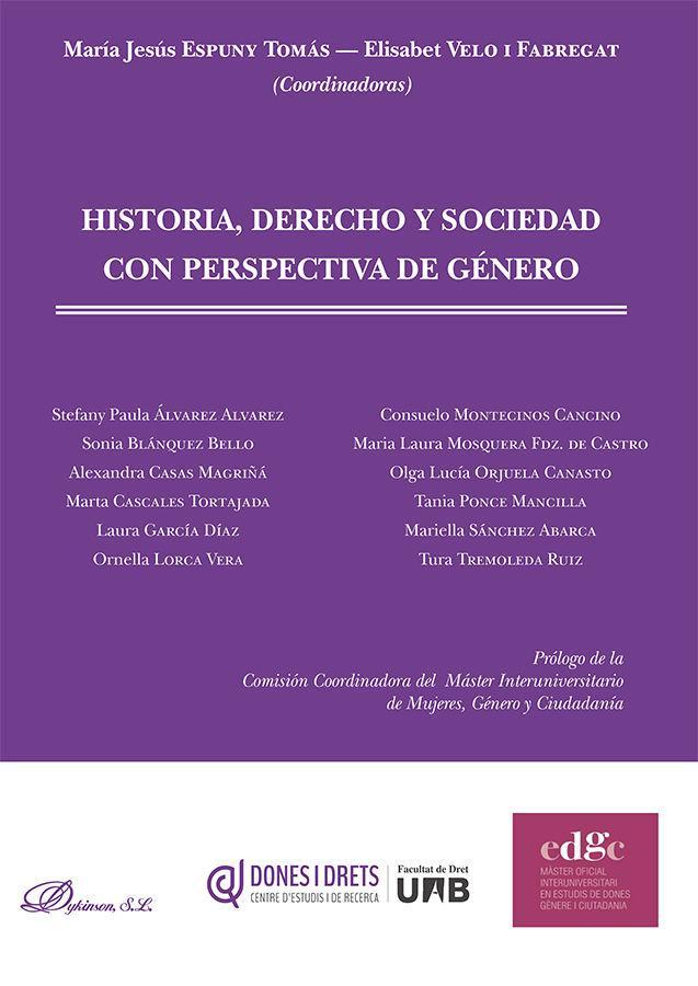 Historia, derecho y sociedad con perspectiva de género