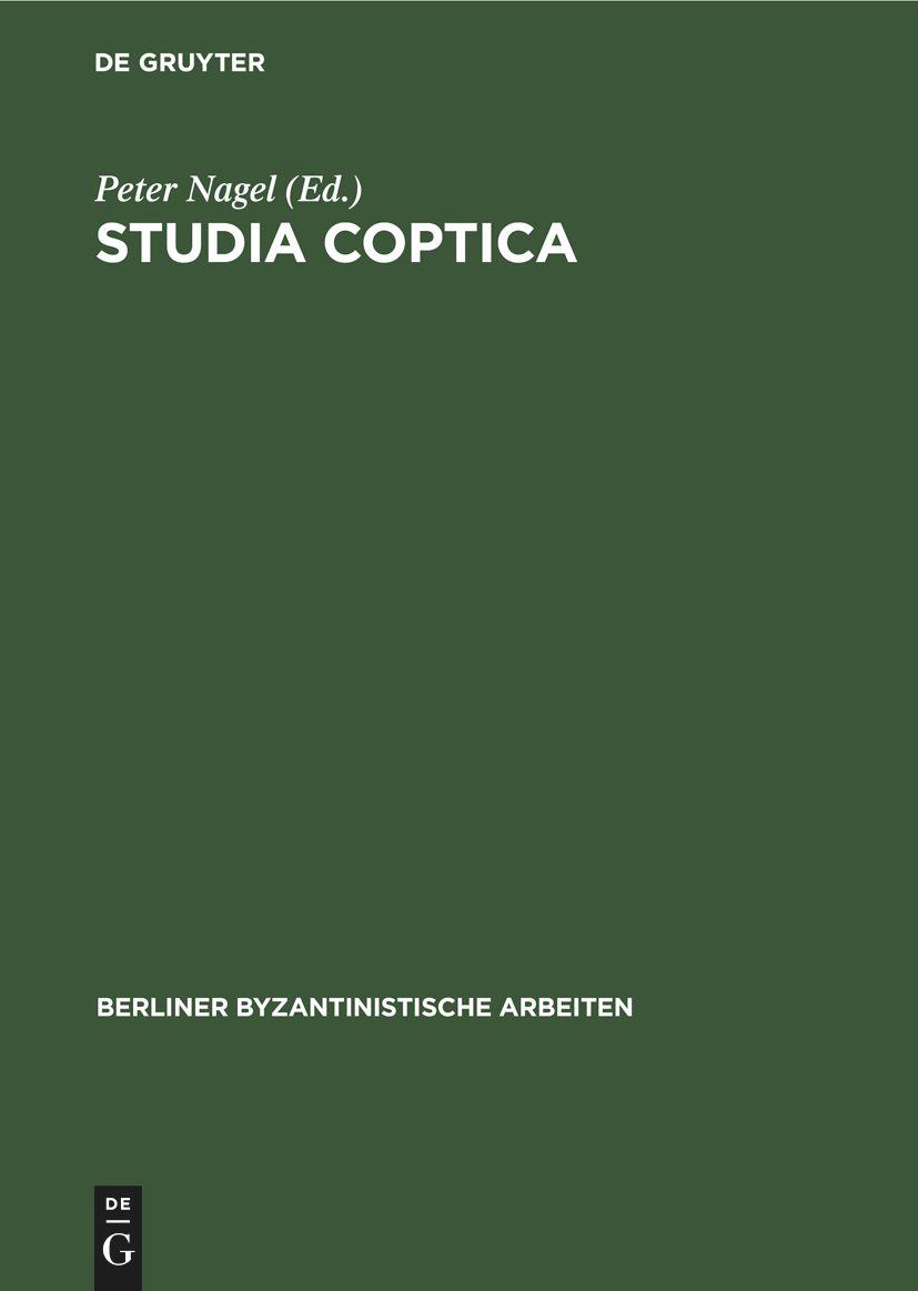 Studia Coptica