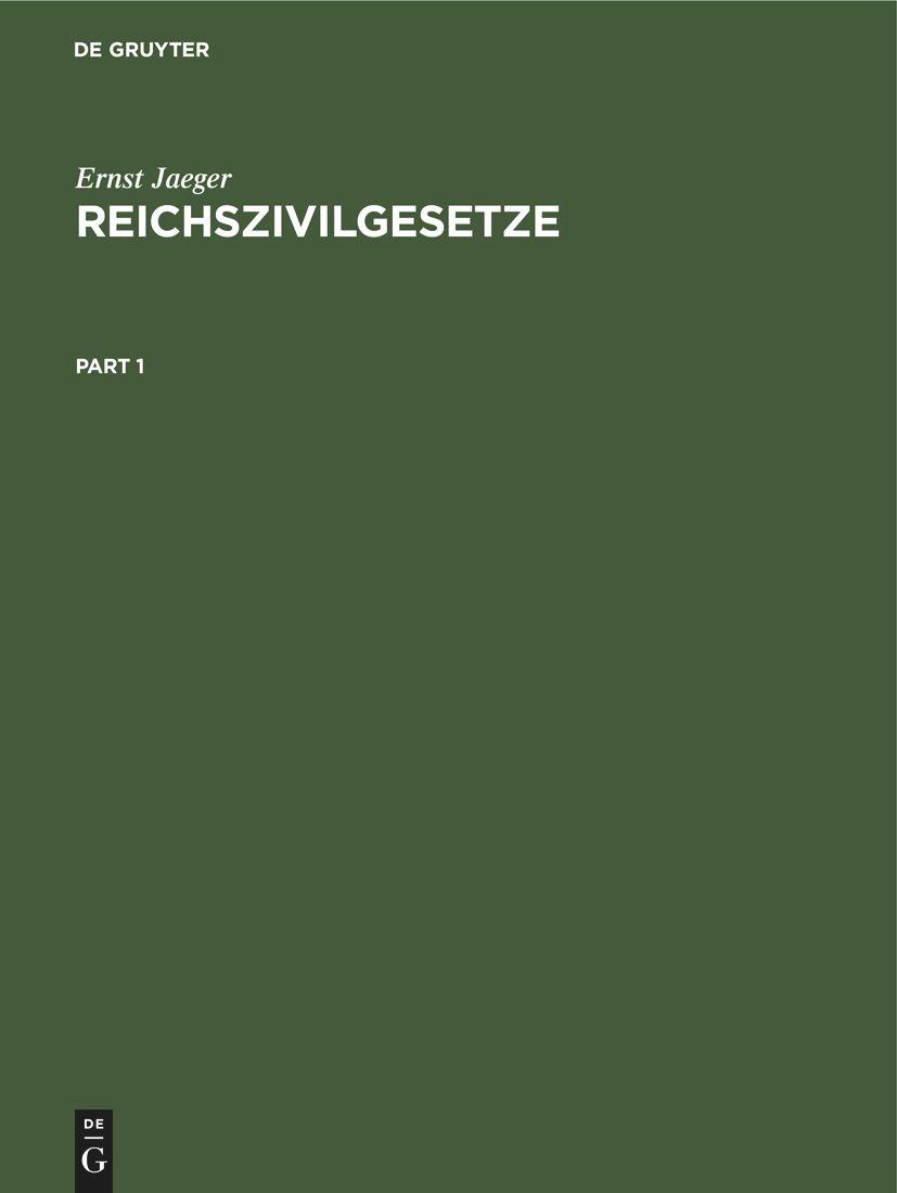 Reichszivilgesetze